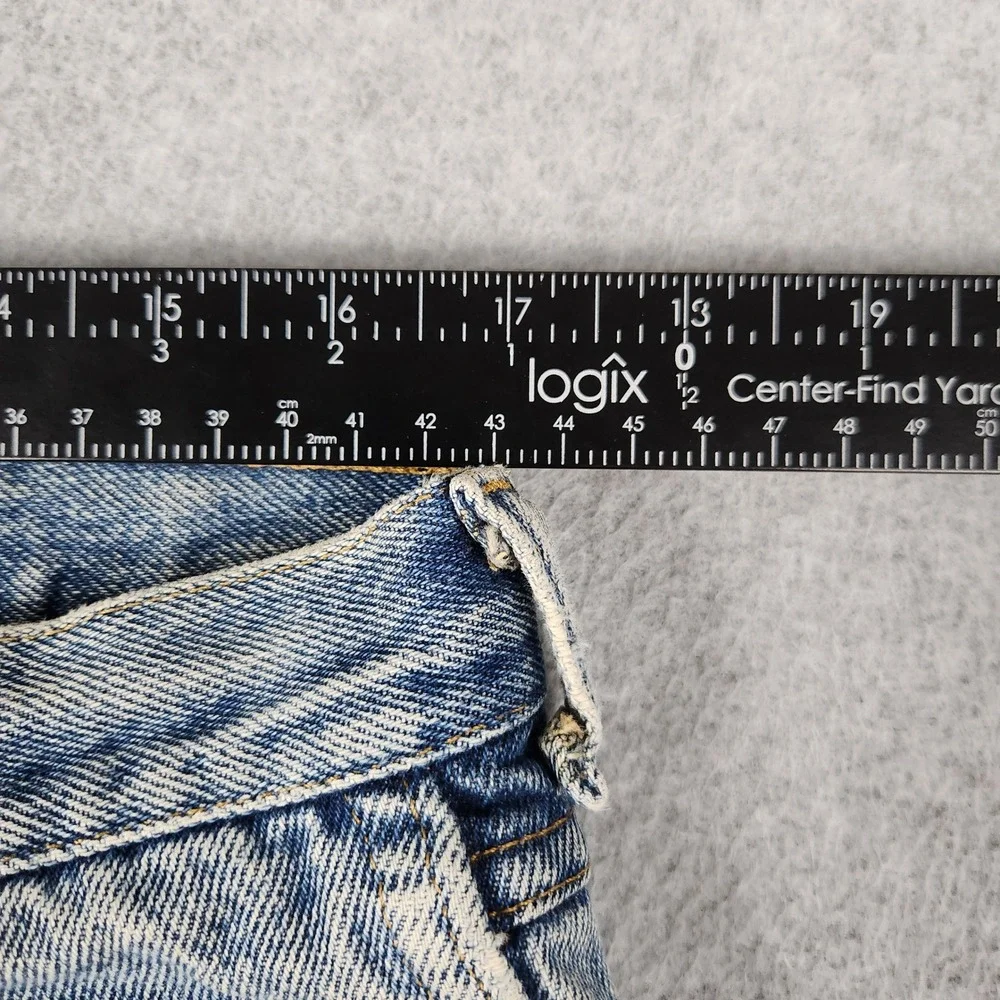 Wrangler Jeans Mens W34 Blue Denim Faded Workwear Medium Wash Boho Straight‎ Leg